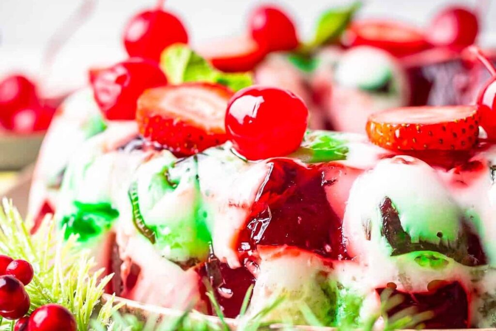 Christmas Jello Salad.