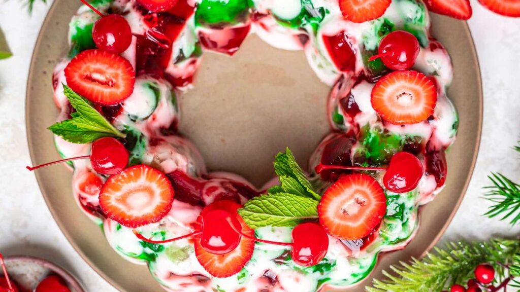 Christmas Jello Salad.