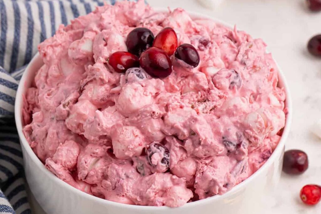 Cranberry Fluff Salad.