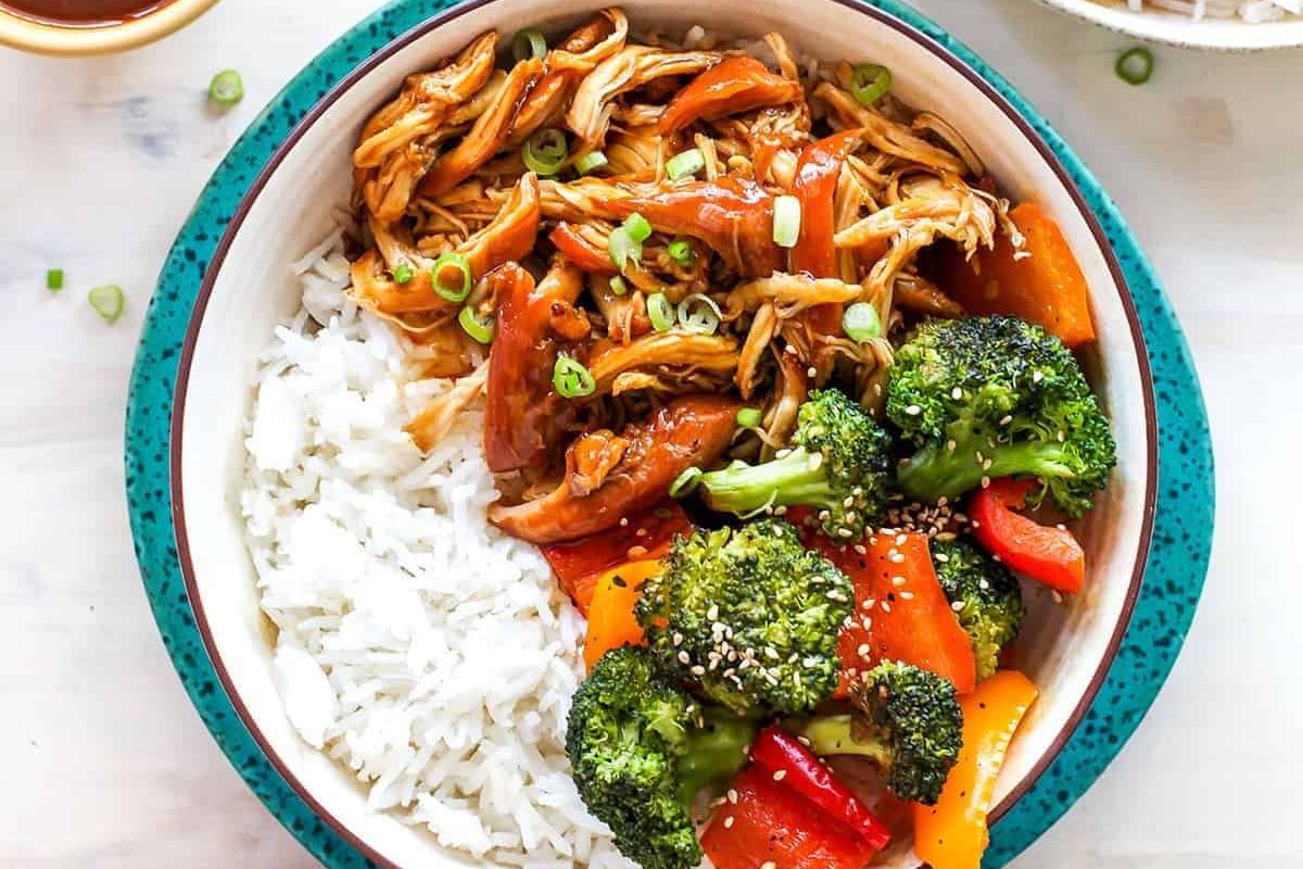 Crockpot Chicken Teriyaki Chicken.