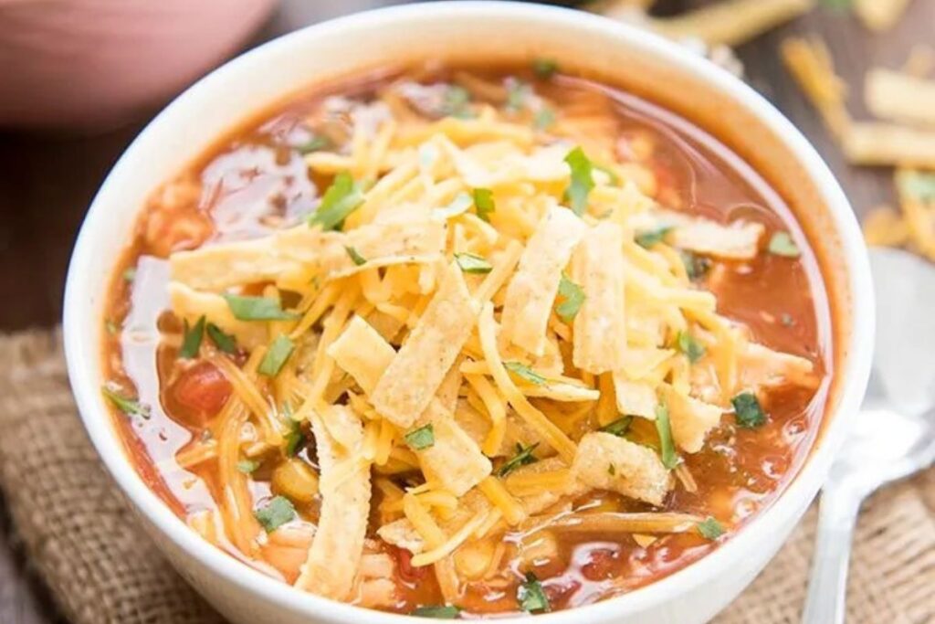 Crockpot Enchilada Soup. 