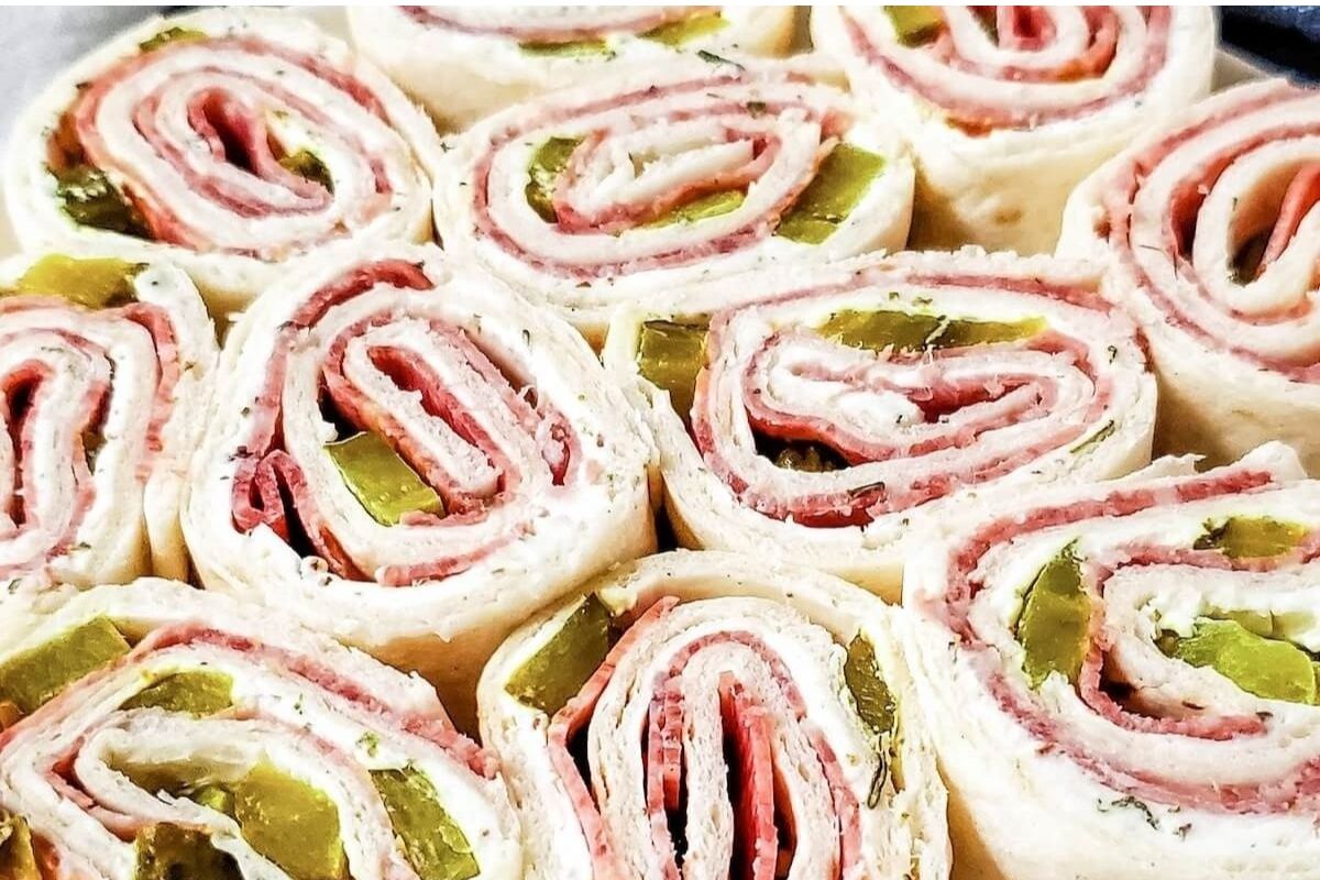 Dill Pickle Pinwheels. 
