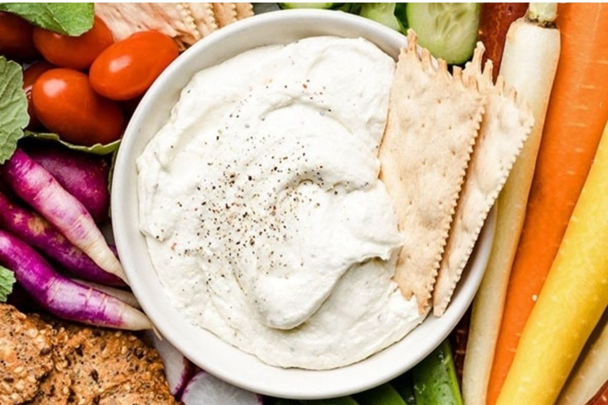 Easy Whipped Feta Cheese. 