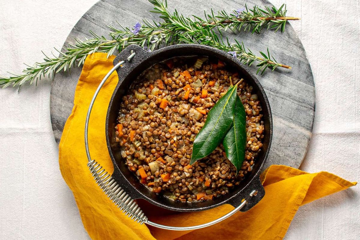 French-Style Lentils.