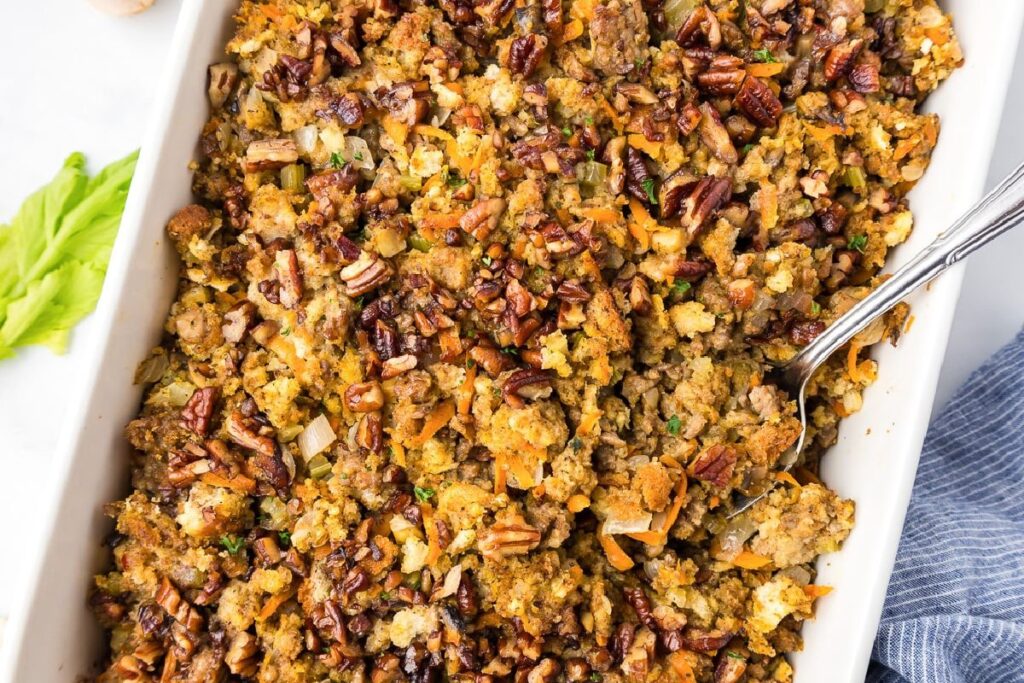 Italian Sausage Stuffing.