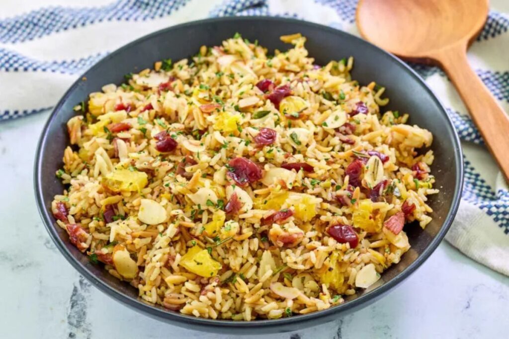 Orange Cranberry Rice Pilaf.