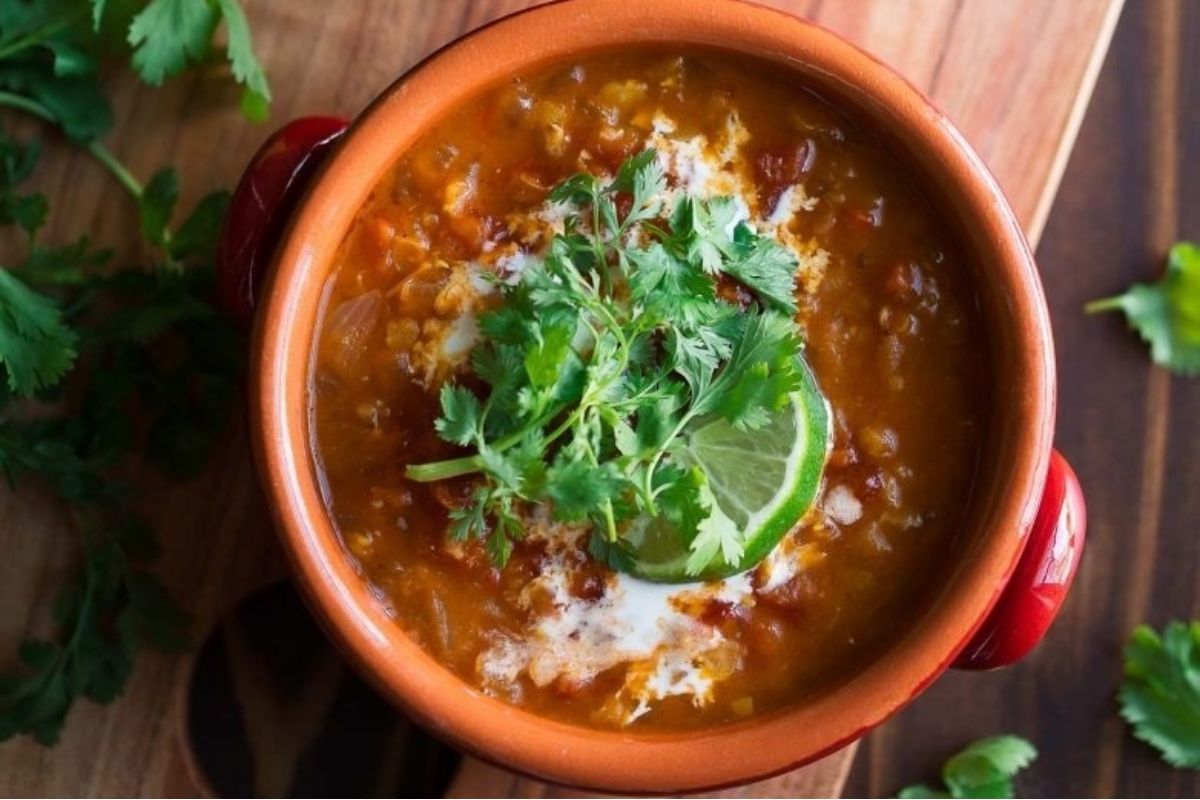 Red Lentil Curry Soup.