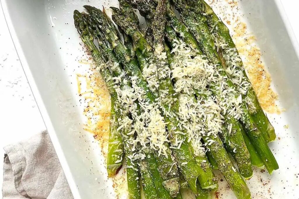 Roasted Garlic Parmesan Asparagus.