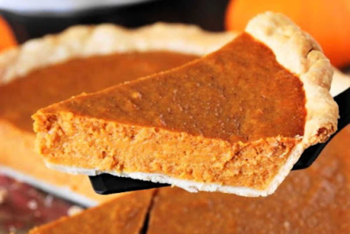 Sweet Potato Pumpkin Pie. 