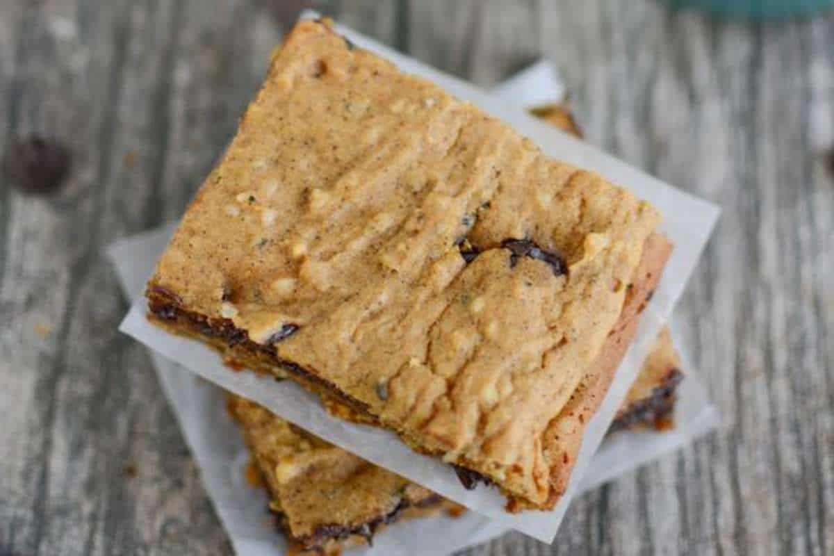 Sweet Potato White Bean Bars. 