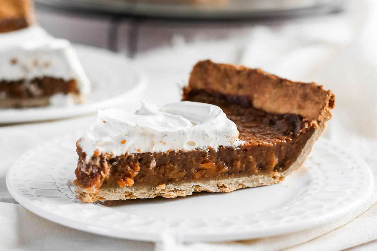 Vegan Sweet Potato Pie. 