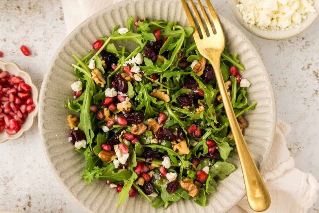 Winter Salad with Balsamic Vinaigrette.