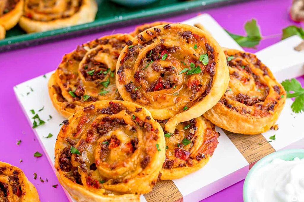 Taco Pinwheels. 